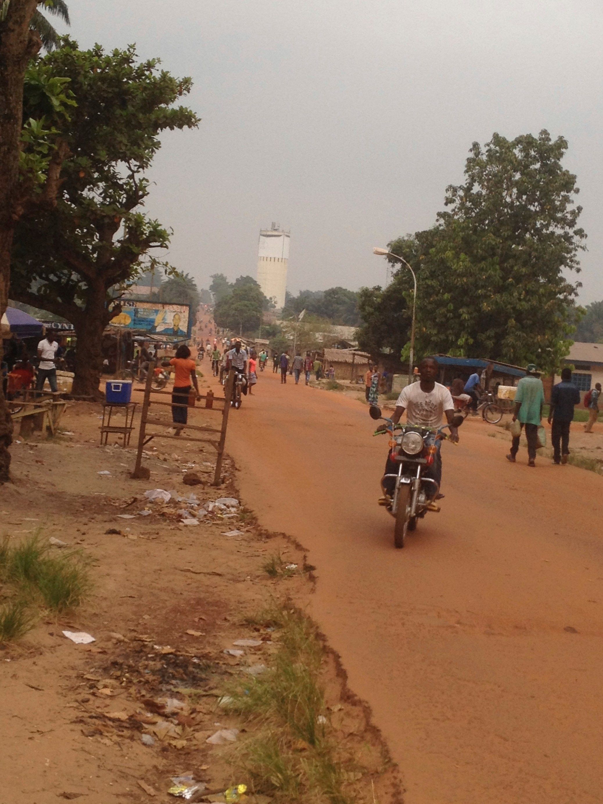 Les rues de Mbandaka